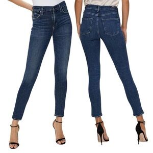 COH Rocket Crop High Rise Skinny Size 24 Blue Denim Jeans